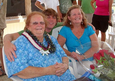 Irene, Grace, and Reece at 2010 Seacamp Reunion