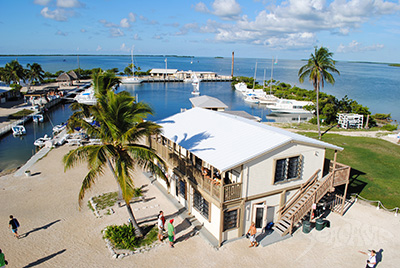 Aerial view of Sunrise dorm at Seacamp